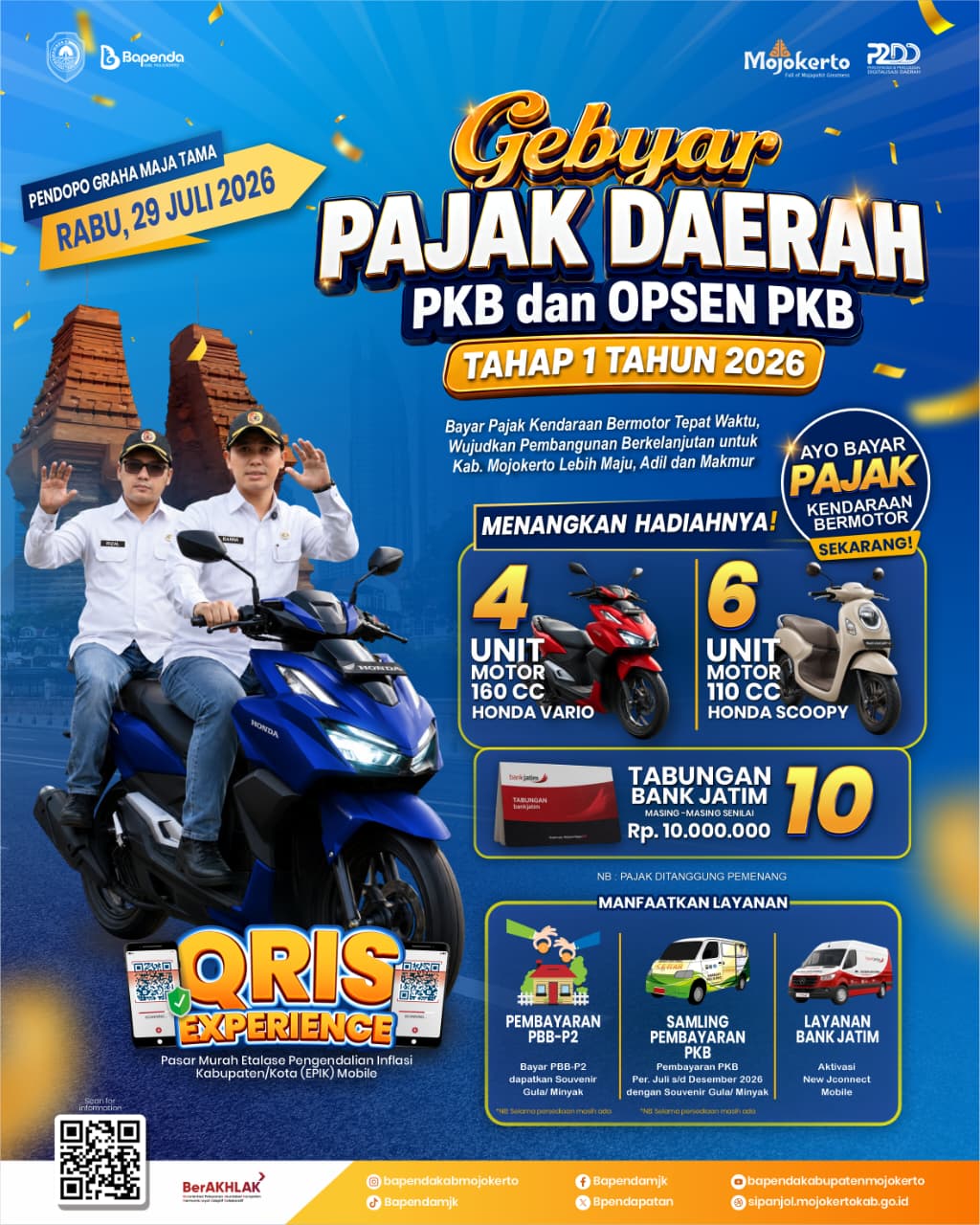 GEBYAR PAJAK DAERAH PKB DAN OPSEN PKB TAHAP 1 TAHUN 2026