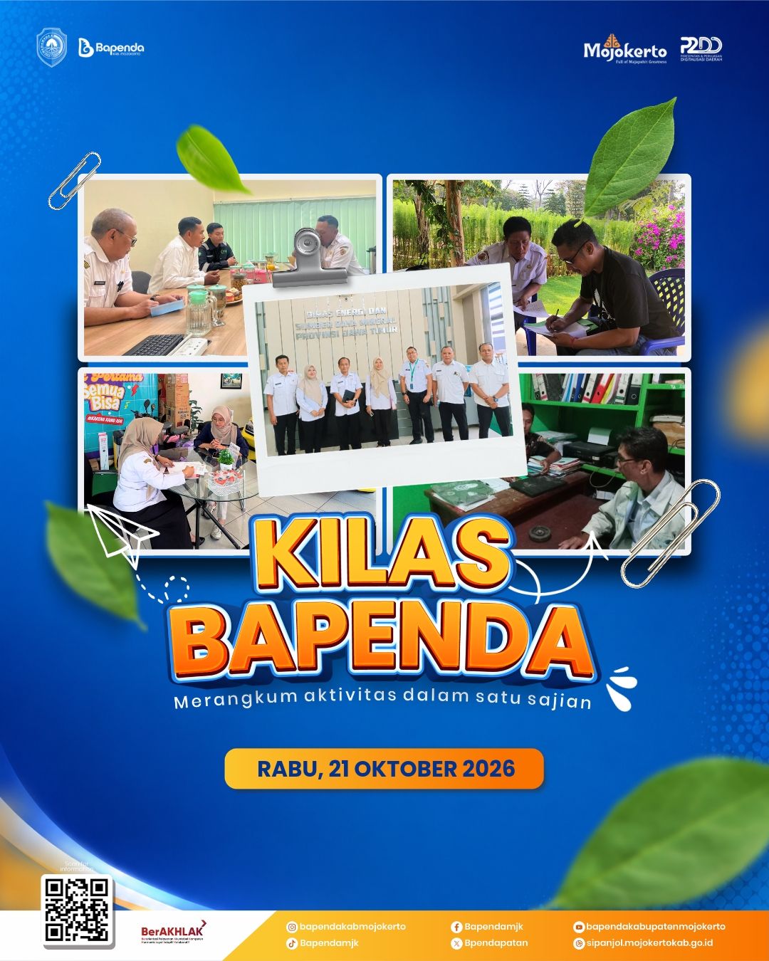 KILAS BAPENDA RABU, 21 OKTOBER 2026