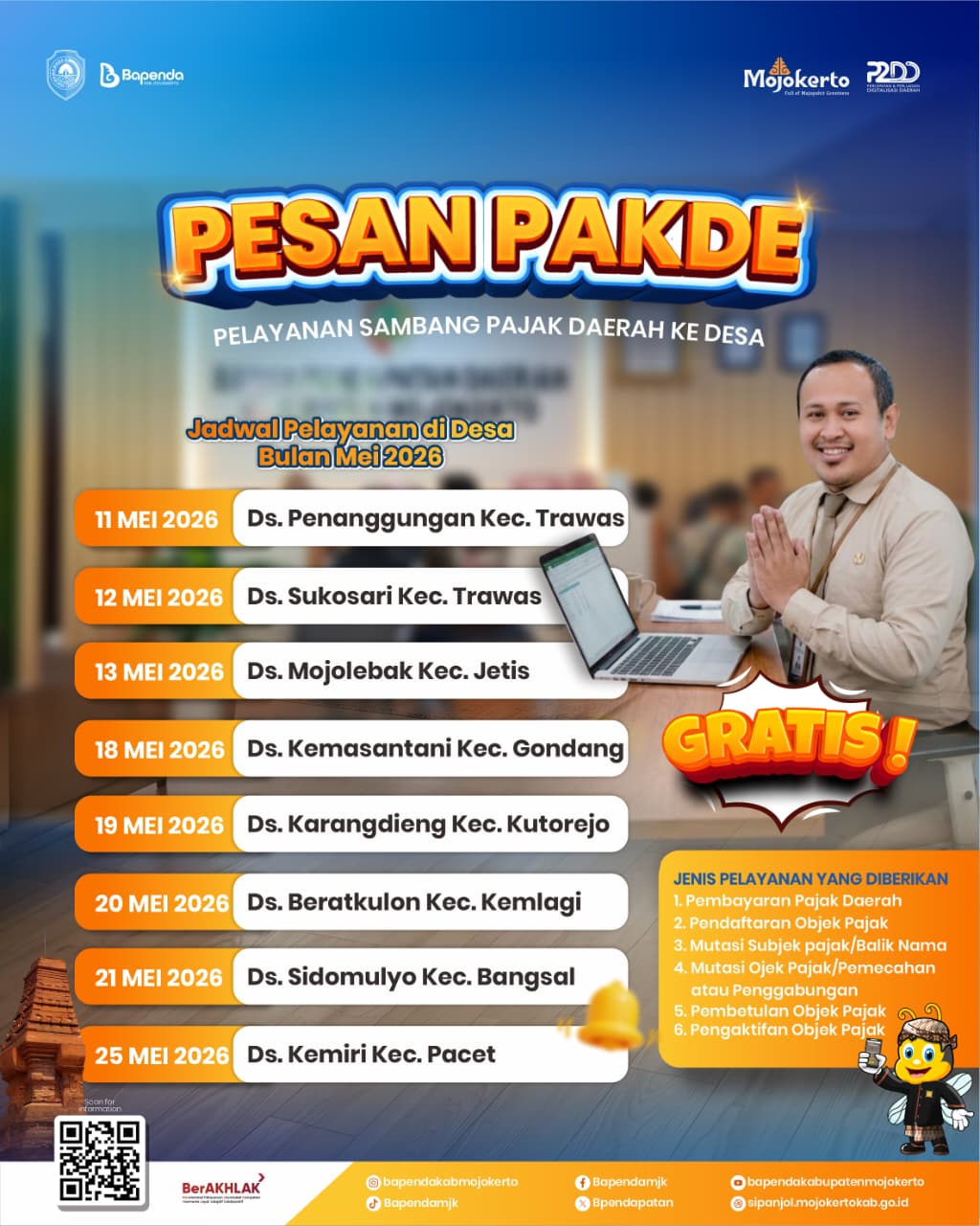 PESAN PAKDE – Pelayanan Sambang Pajak Daerah ke Desa