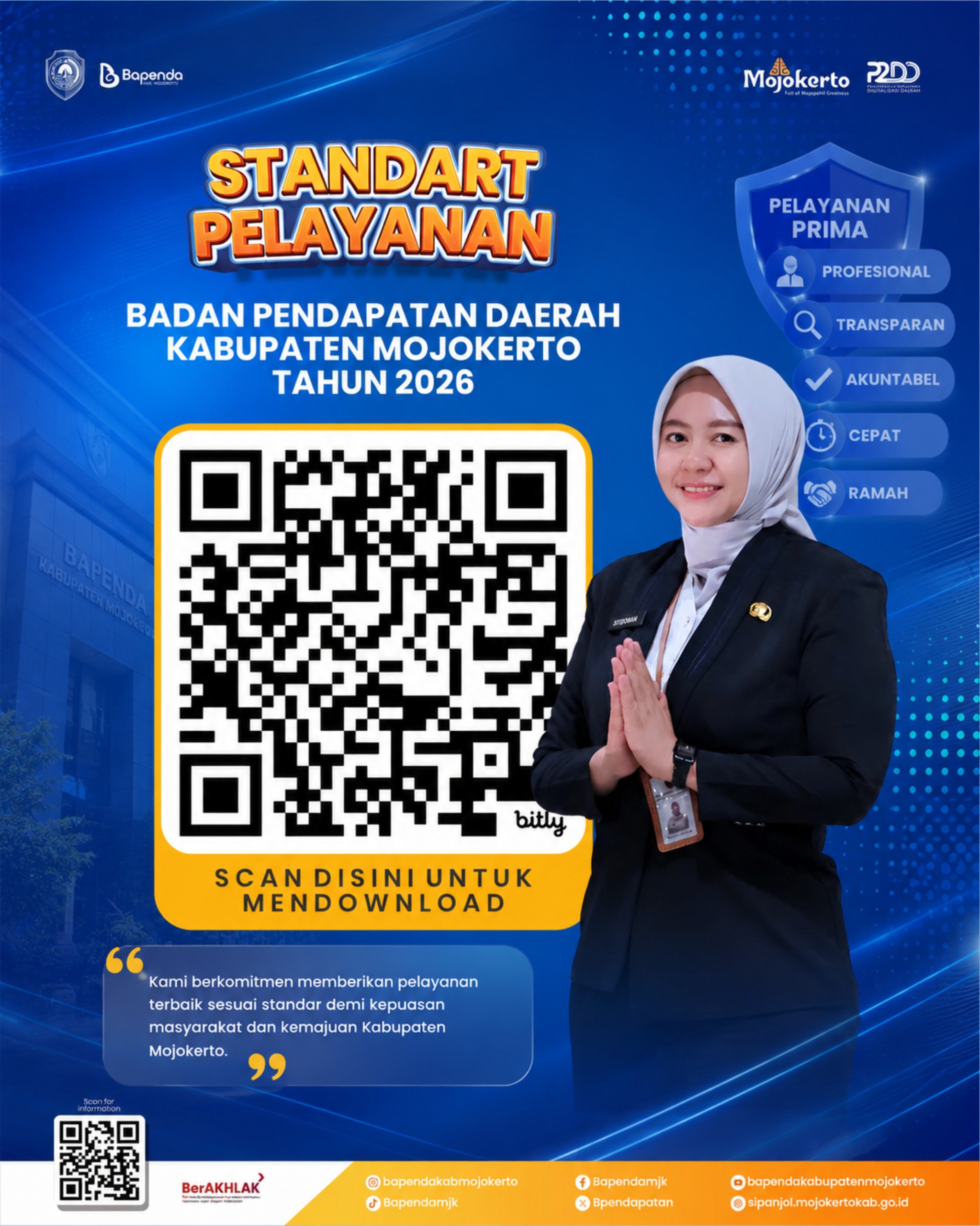 STANDART PELAYANAN BADAN PENDAPATAN DAERAH KABUPATEN MOJOKERTO 2026